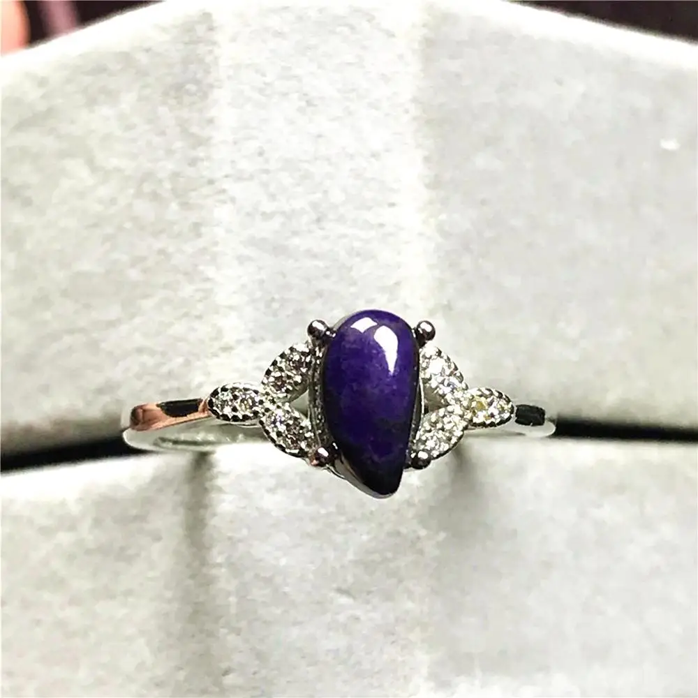 Кольцо женское регулируемое из серебра с овальными бусинами 8 Х5 мм|Кольца| |