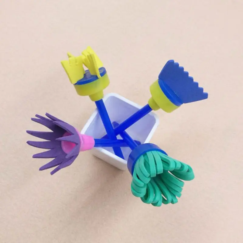 4 шт. Детские губки для рисования | Игрушки и хобби