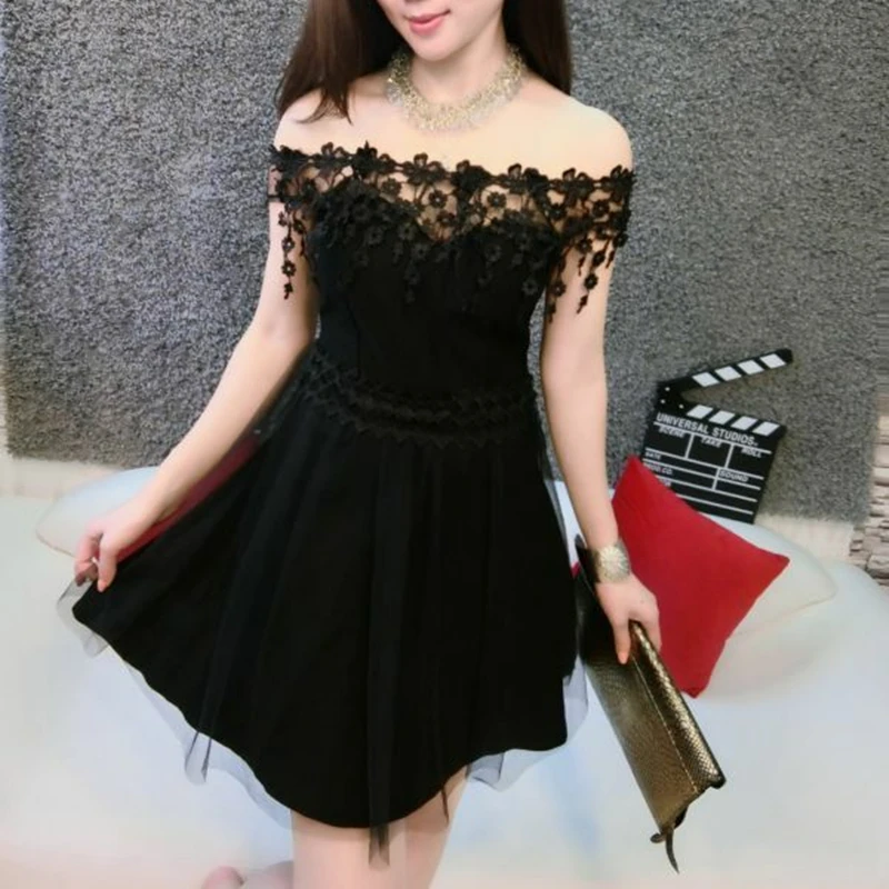 Платье-трапеция женское шифоновое с вуалью вечернее платье высокой талией