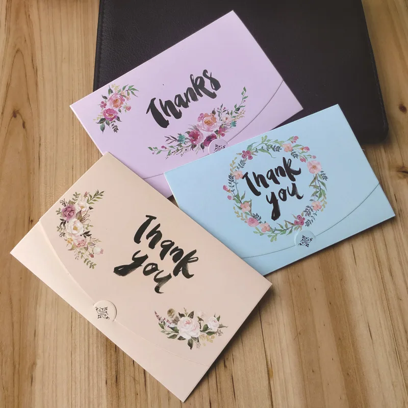 50 шт./лот деловые открытки с надписью Thank You простые бумажные высокого качества