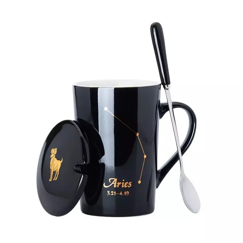 Новая Домашняя кружка с 12 созвездиями креативная парная для воды домашняя питья