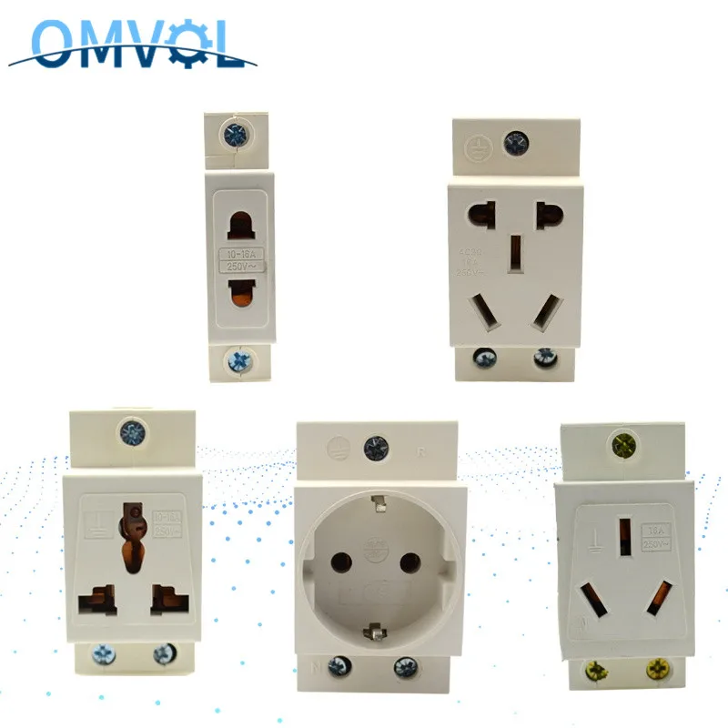 1 шт. штепсельный сокет для модуля розетка распределительная коробка рейка