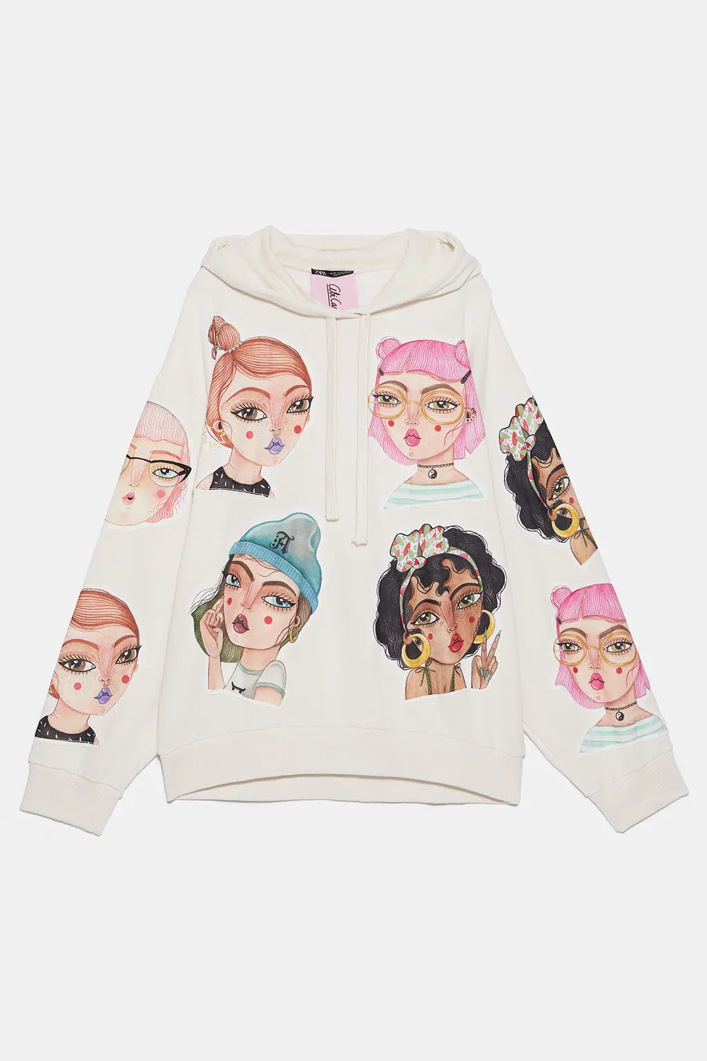 Художественная серия пальто осень зима с капюшоном Jumperfashion пуловер уличная мультяшная толстовка женская одежда толстовка