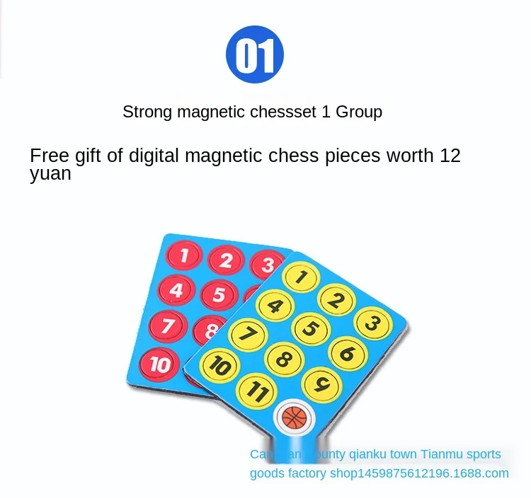 

Basketball Tactical Board Color 2.5 Fold Folding Coach Board Leather Teaching Board Magnetic with Pen Player Training Props