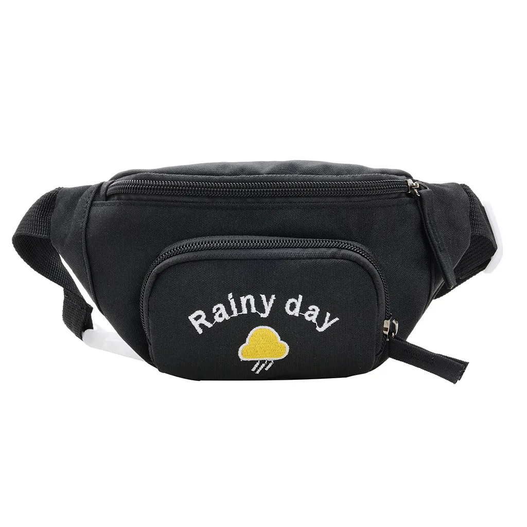 Черный Детская Классическая сумка через плечо, модная нагрудная сумка на плечо, сумка через плечо, кошелек для монет для детей, высокое качество, Упаковка#0 - Цвет: Черный