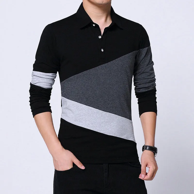 12 Модная мужская футболка Slim Fit Custom t Crease дизайн длинная стильная Роскошная футболка с v-образным вырезом для фитнеса футболка Homme - Цвет: 12
