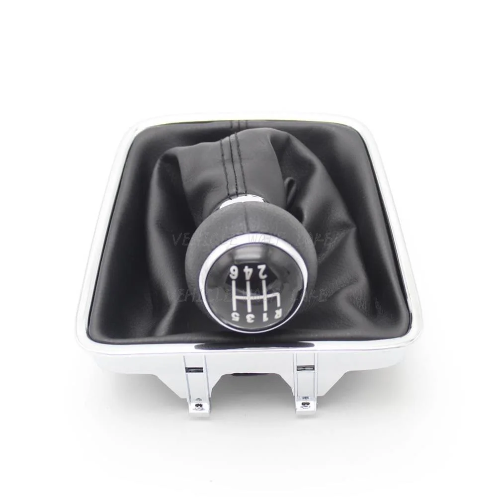 Кожаная ручка переключения передач для VW Golf Plus 2005 2006 2007 2008 2009 2010 2011 2012 2013|Ручка