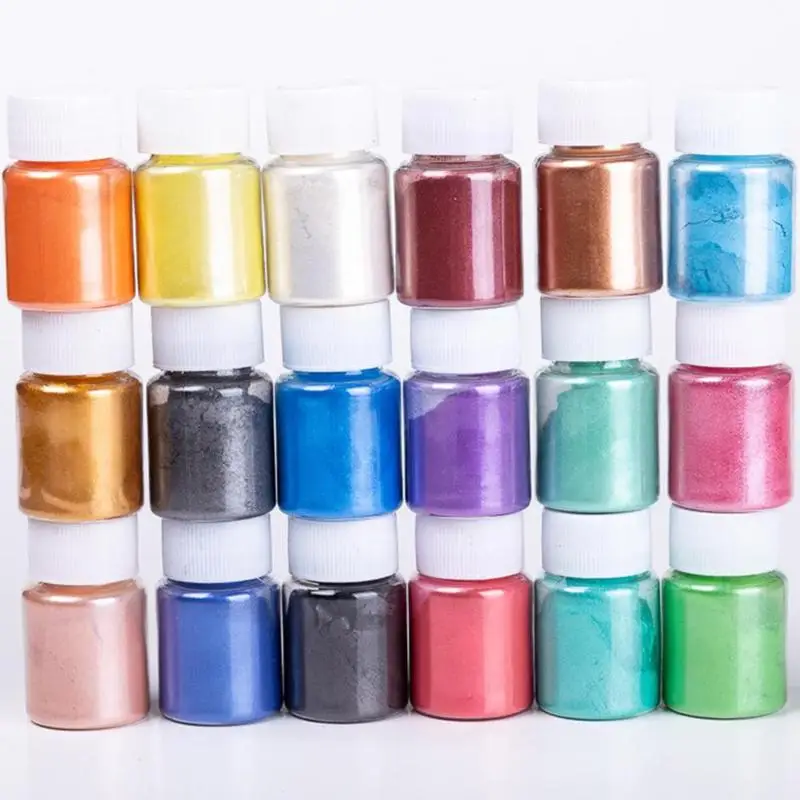 20 цветов порошковый пигмент DIY ремесла Ювелирные изделия Кристалл эпоксидный