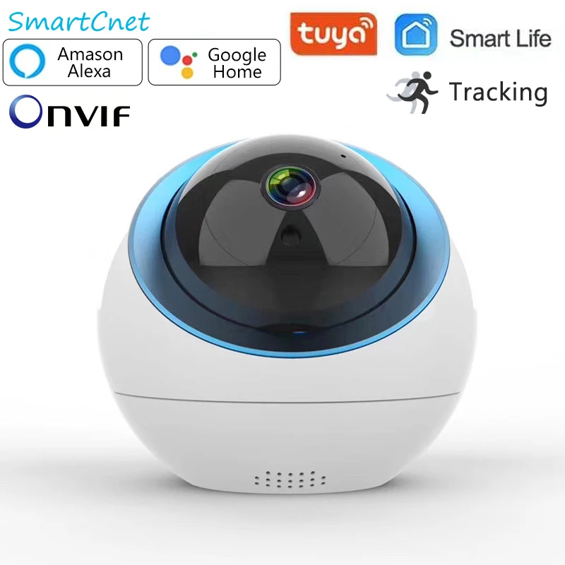 

SmartCnet Tuya Smart Life 1080P IP Camera 2M Wireless WiFi Camera Security Surveillance CCTV Camera Baby Moniter with Alexa