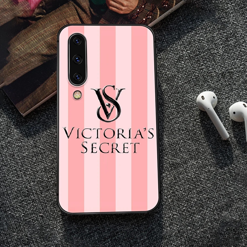 

Victoria VS love Pink Phone Case Cover For Samsung Galaxy A10 A11 A20 E A21 A30 A40 A41 A50 A51 A70 A71 A81 S 4G 5G black Back