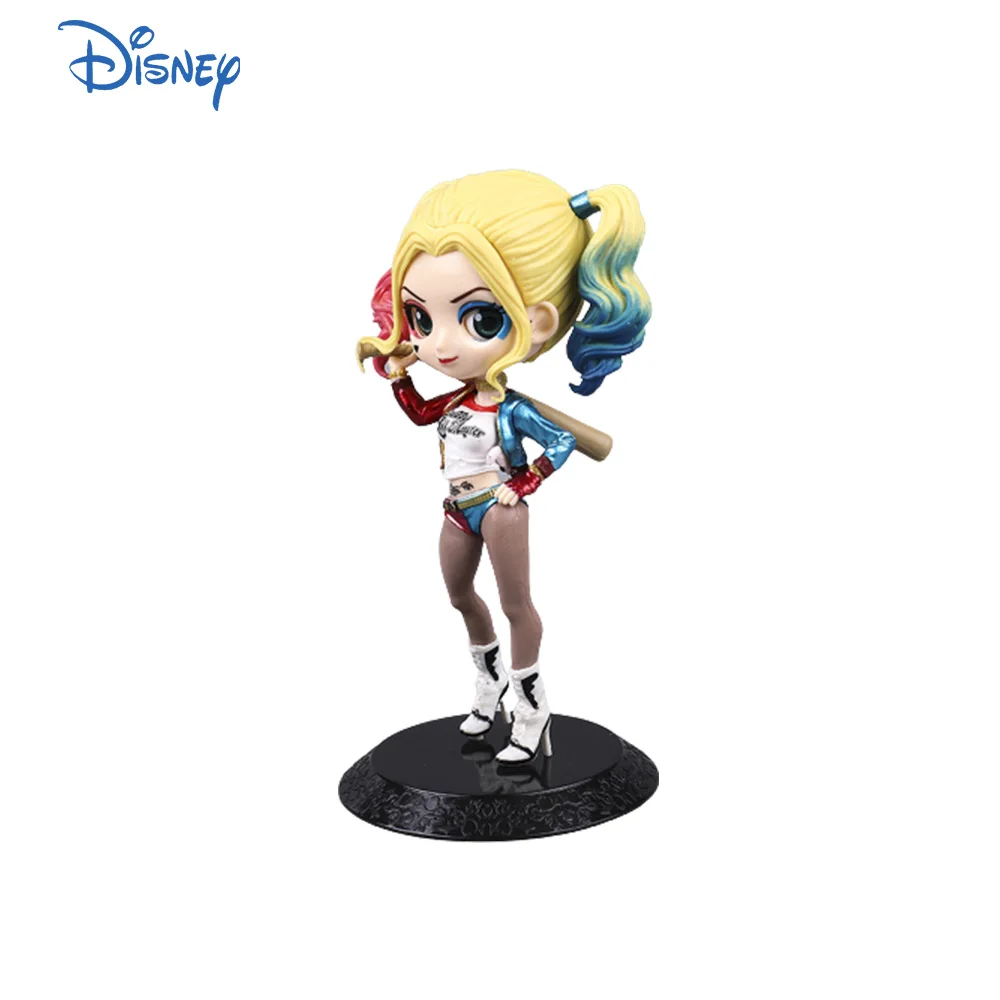 

14 Cm Disney Children's Toys Action Figures Anime Doll Collection Dolls Harley Quinn Clown Superhero PVC Mini Pocket Model