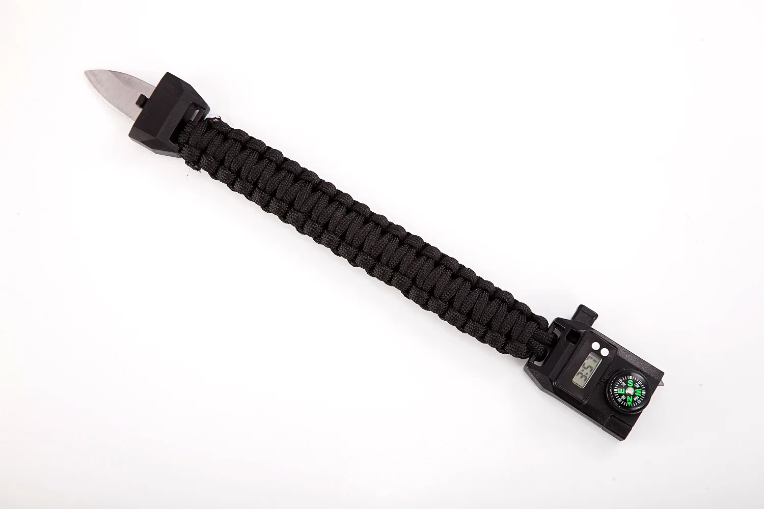 Beste Outdoor Survival Camping Emergency Gear Paracord Mes Kompas Armband Horloge Emergency Paracord Armband Survival