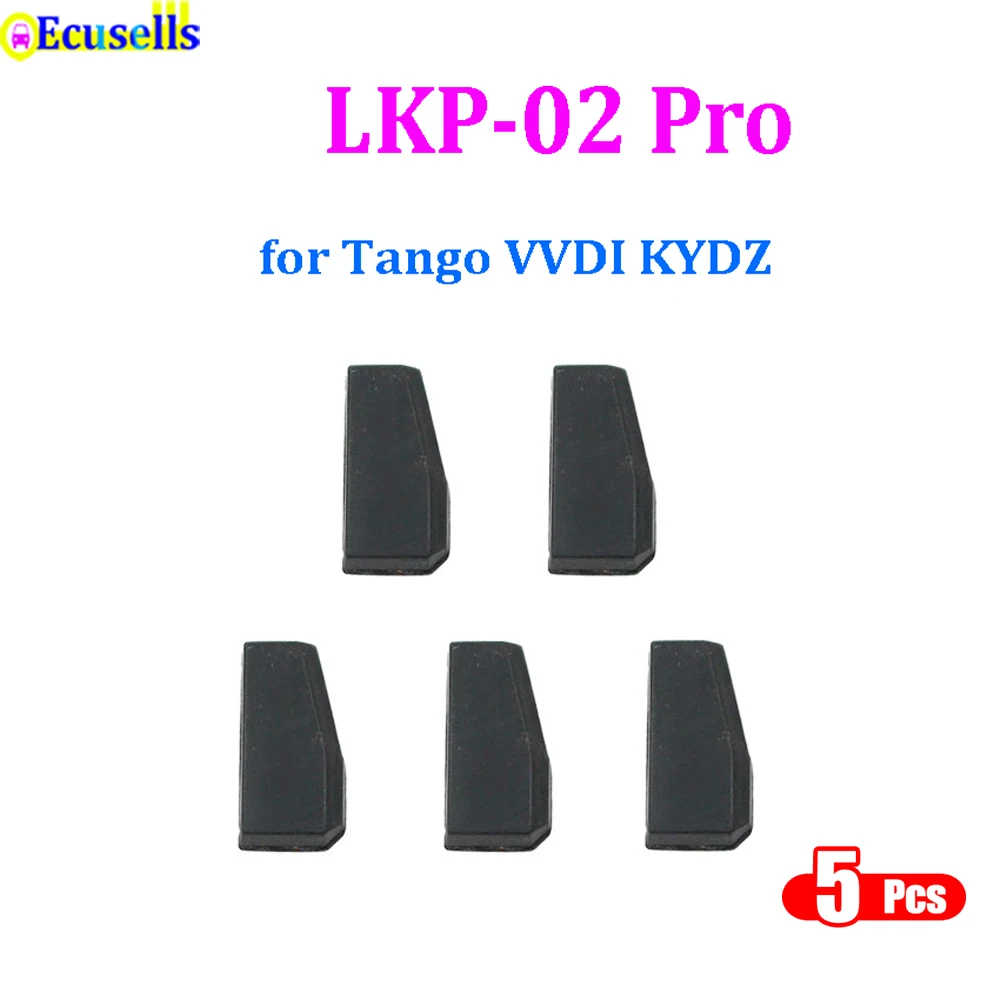 5 шт./лот LKP 02 PRO Автомобильный ключ стеклянный чип чистый транспондер для Tango VDI KYDZ