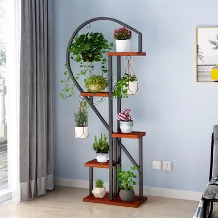 Flower shelf, multi-storey interior special price living room, ceiling orchid bedroom, household saving space, balcony decoratio - Цвет: 11