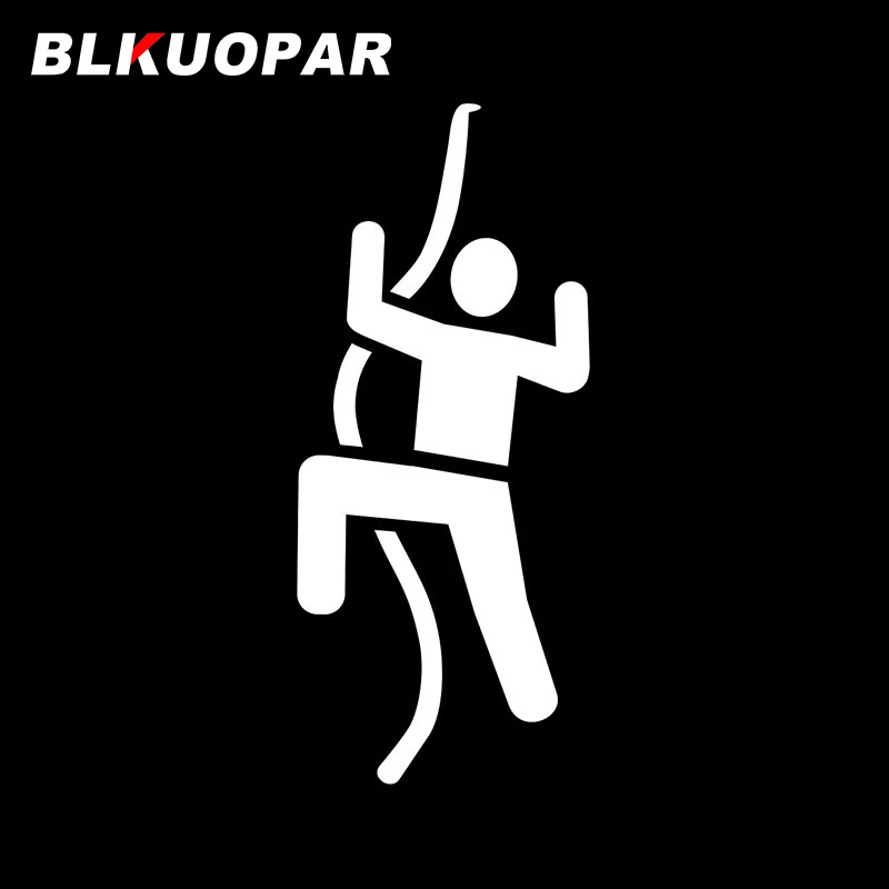 Фото Наклейки для скалолазания BLKUOPAR, силуэт иконы, автомобильные наклейки, наклейки для мотоциклетного шлема, виниловые аниме прикусы, царапины,... №2