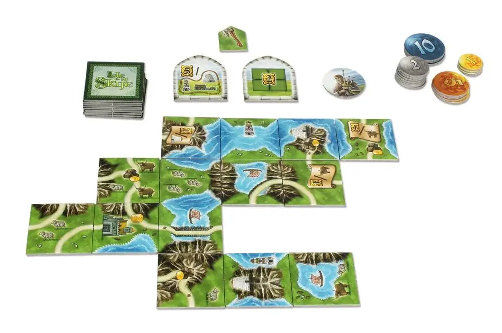 

Recreational Party Strategy Tableboard Game Card Skye Island Chinese Edition