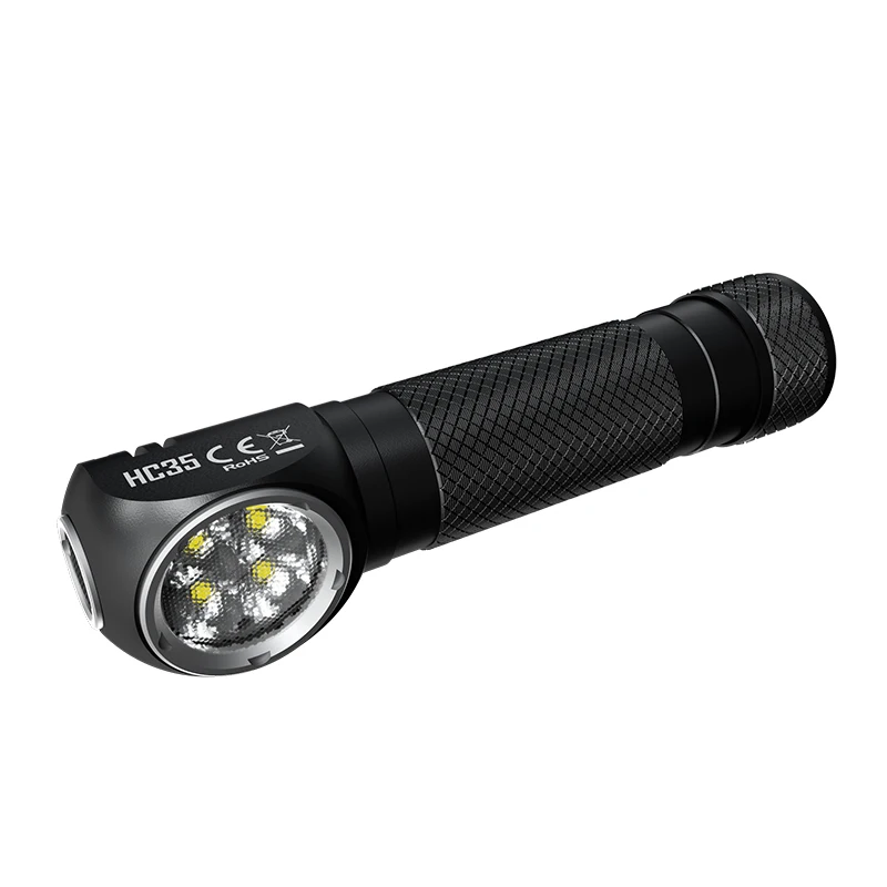 Светодиодный налобный фонарь Nitecore HC35 CREE XP-G3 S3 аккумуляторный с магнитной крышкой