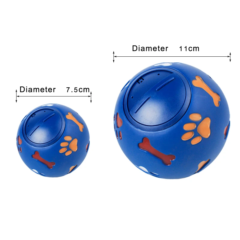 

Dog Feeder Dispenser Ball Durable Dogs Chew Toy Pet Leaking Food Treat Ball Puppy Interactive Bite-resistant IQ Training Toys