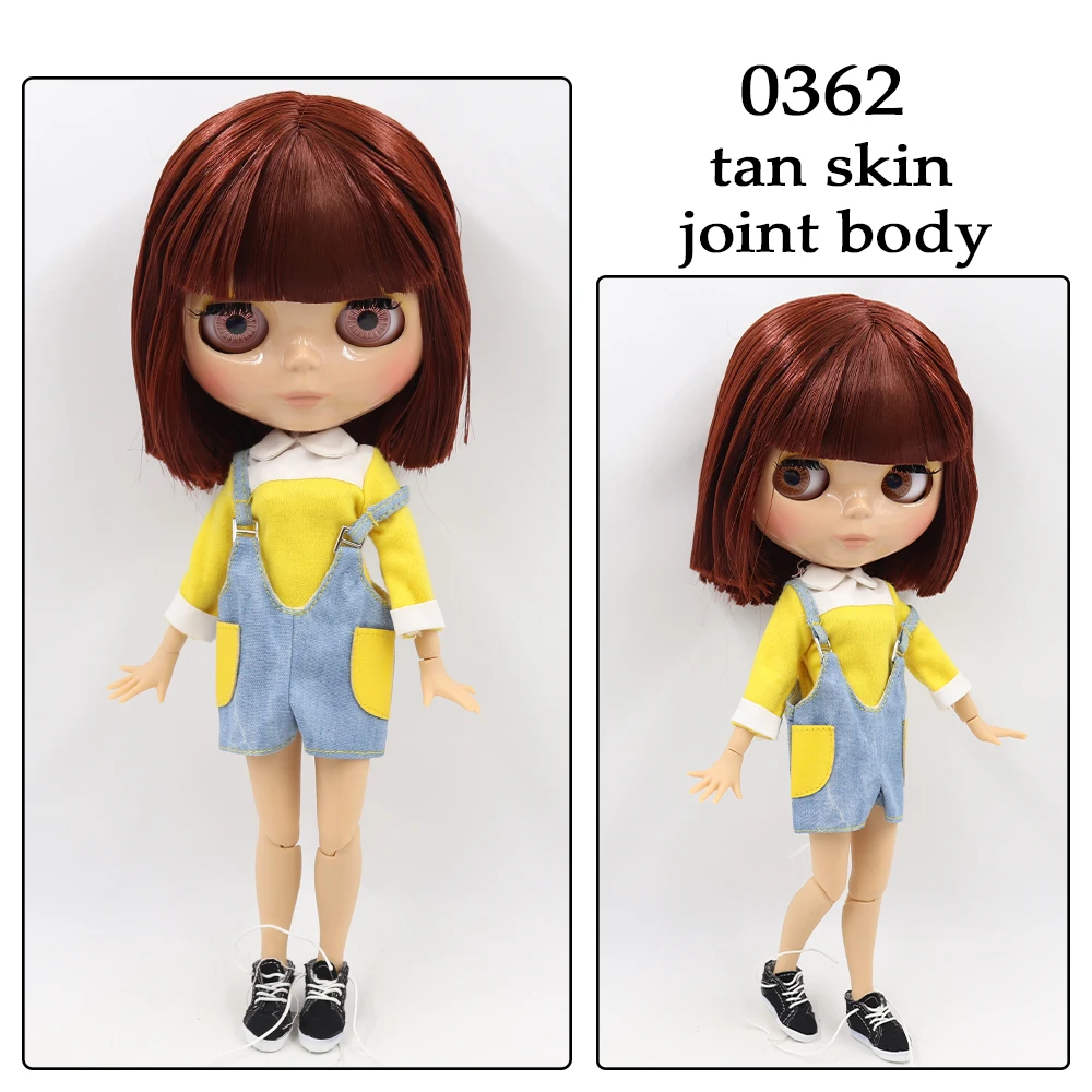 Фабрика blyth кукла bjd шарнир тела белая кожа bjd 30 см матовый лица резные губы с бровей индивидуальные лица