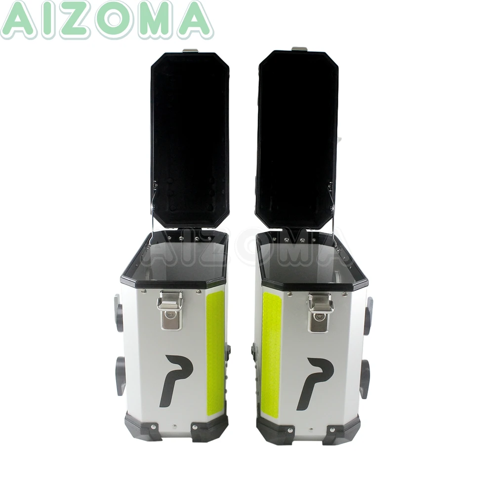 Алюминиевый Чехол для мотоцикла 72L sidecase Pannier + 36L Topbox универсальный BMW Suzuki GSXR Yamaha FZ