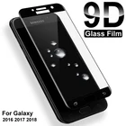Защитное стекло 9D для Samsung Galaxy S7 A3 A5 A7 J3 J5 J7 2016 2017, защита экрана A6 A8 J4 J6 Plus J2 J8 A9 2018, стеклянная пленка
