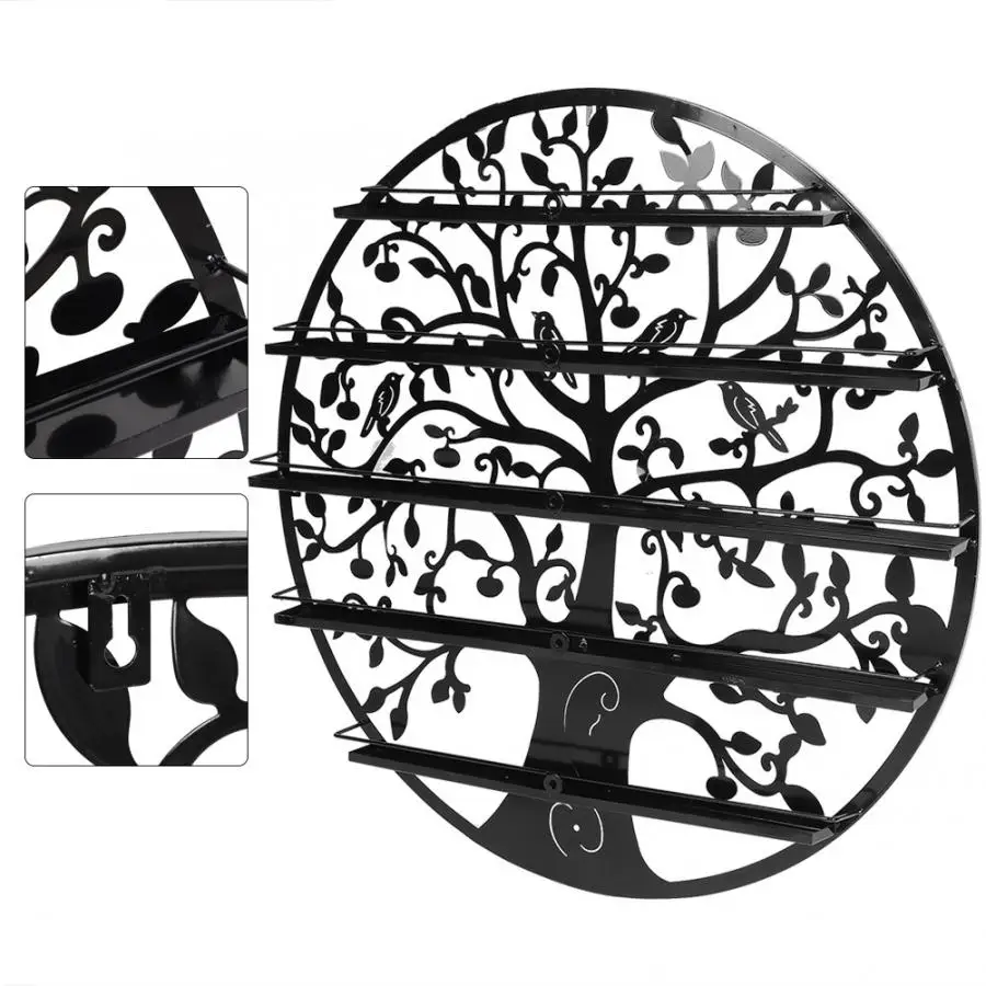 Настенный Круглый Стеллаж для хранения лака ногтей стеллаж демонстрации стенд