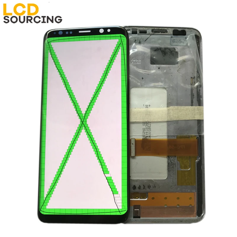 Большой жк-дисплей Burn-Shadow для Samsung S8 G950 G950F G950FD Plus G955 G955F дисплей сенсорный экран