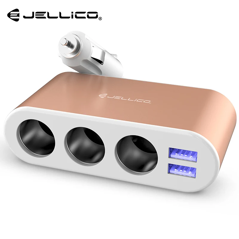 Разветвитель Jellico 12 24 В светодиодный USB адаптер для зарядки 100 А Вт|Зарядные