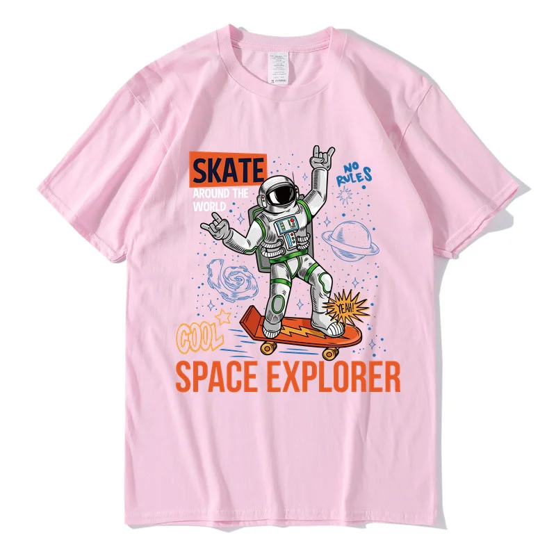 

Short-sleeved T Shirt Men and Women Couples Top Summer Trend Korean Version Loose Casual Slim Hot Top, Interesting Clothing