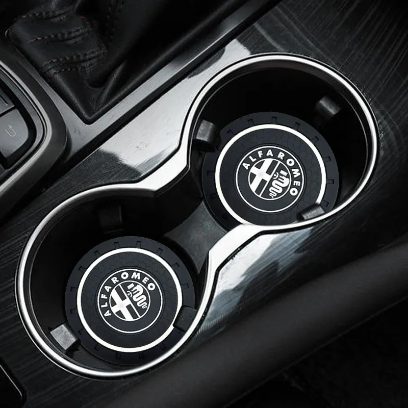 1 шт. автомобильный нескользящий коврик для подстаканника Volkswagen VW Golf 4 6 7 GTI Tiguan Passat