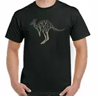 Футболка-кенгуру с деревом, мужские современные футболки с животными, окружающей среды, Австралия, лучший подарок, винтажные повседневные топы для мальчиков, крутые мужские футболки