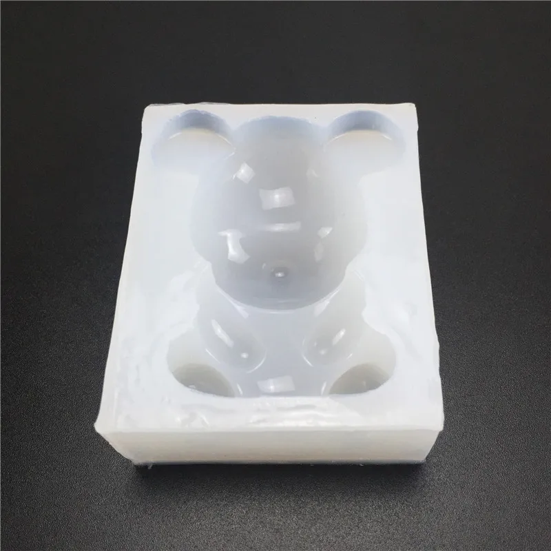 

3D bear shaped silicone jelly mold cake decoration tools handcraft decoration tools chocolate fudge resin mold