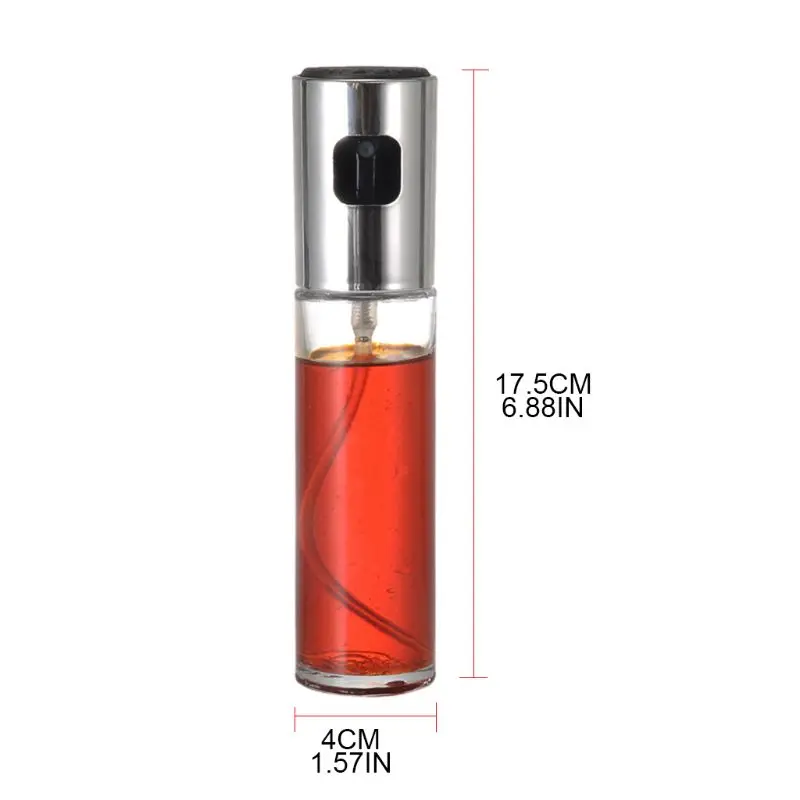 

Stainless Steel Oil Sprayer Vinegar BBQ Cooking Mister Spray Pump Bottle Kitchen Tool