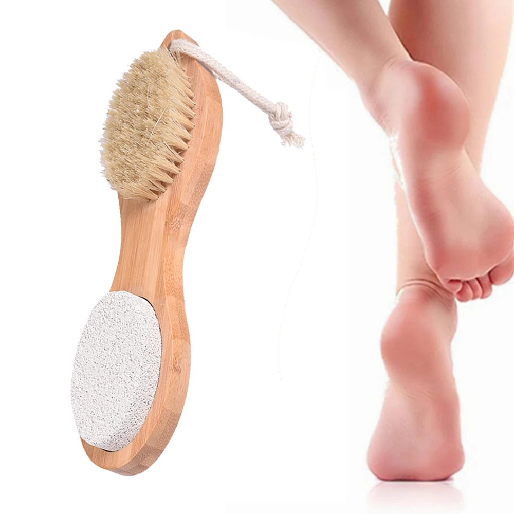 Инструменты для удаления омертвевшей кожи 4 в 1 уход за телом Бамбуковая щетка