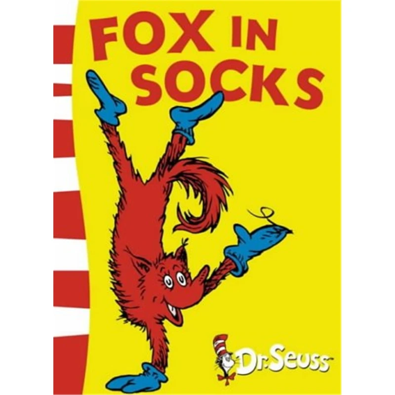 

FOX IN SOCKS By Dr.Seuss Children Books Baby English Story Picture Kids Books Learning English Language Educational Toys