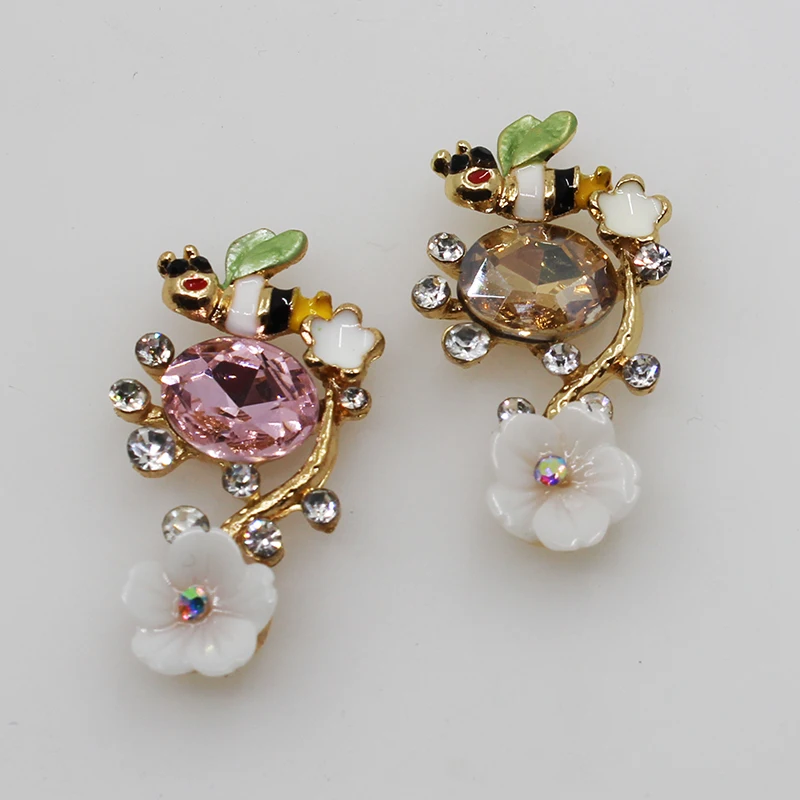 5 шт. серебристые стразы 15*30 мм|Принадлежности для рукоделия| |