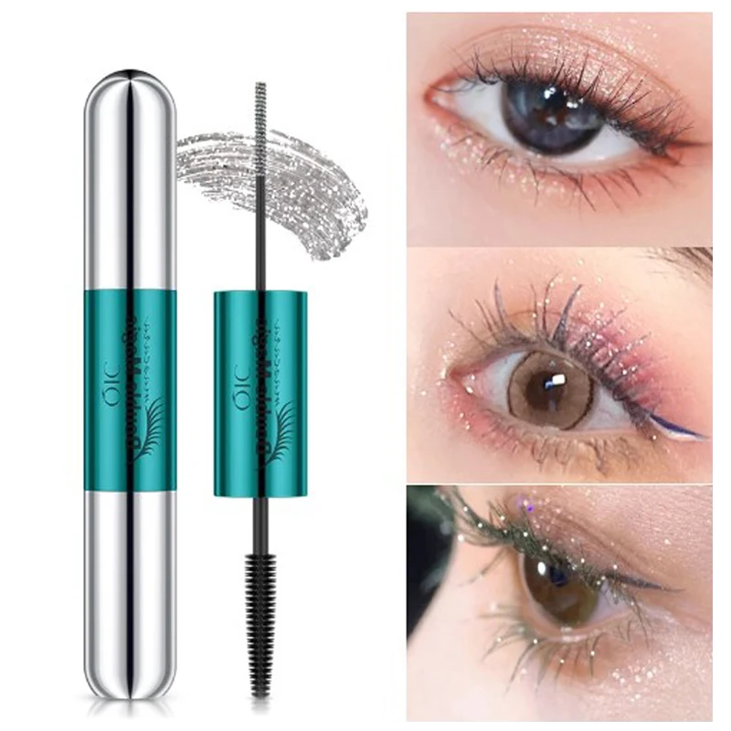 

4D Double-Headed Mascara Naturally Curved Arc Waterproof Sweat Proof No Smudging Make Eyelashes Curled And Thick Eye Cosmetics