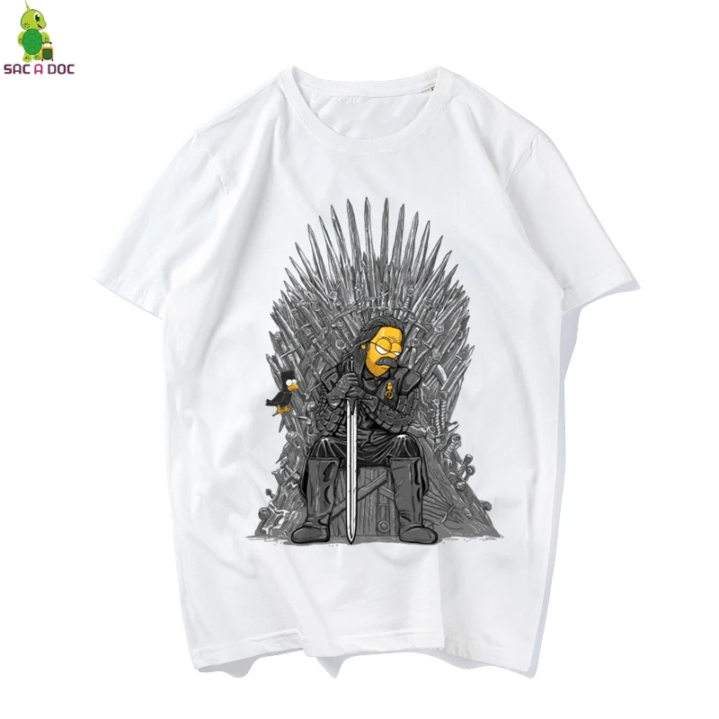 Футболка Game of Thrones с коротким рукавом забавная футболка модная повседневная