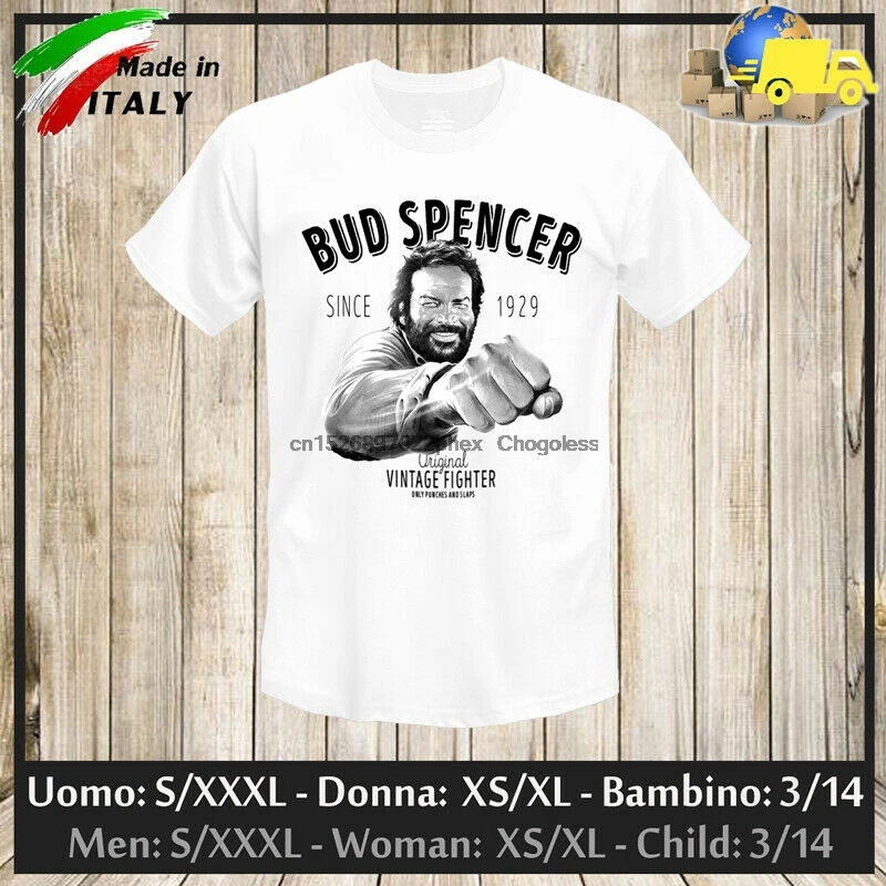 Футболка BUD Спенсер Tribute Vintage Fighter боксерские комиксы 70 80s Collez. 2021! | Мужская одежда