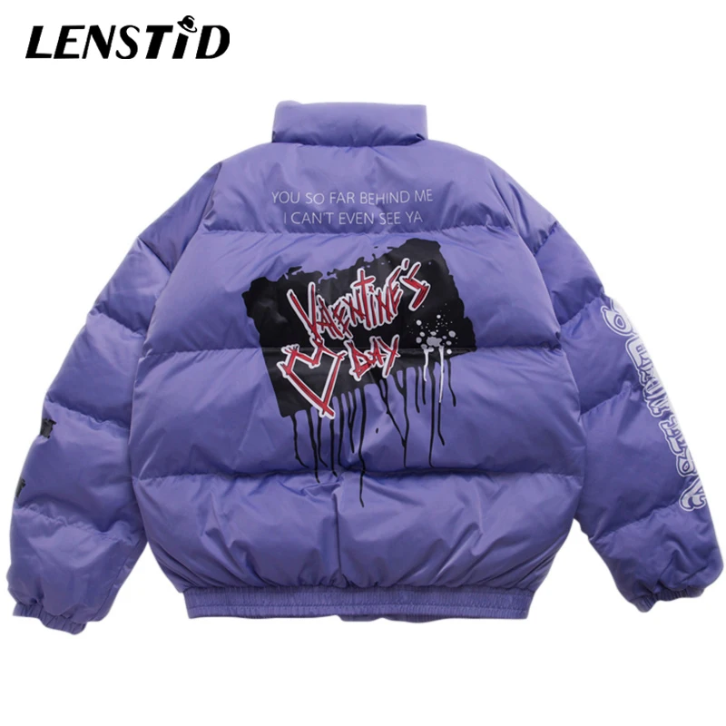 LENSTID 2019 хип-хоп готический стиль надпись граффити принт уличная одежда мужская