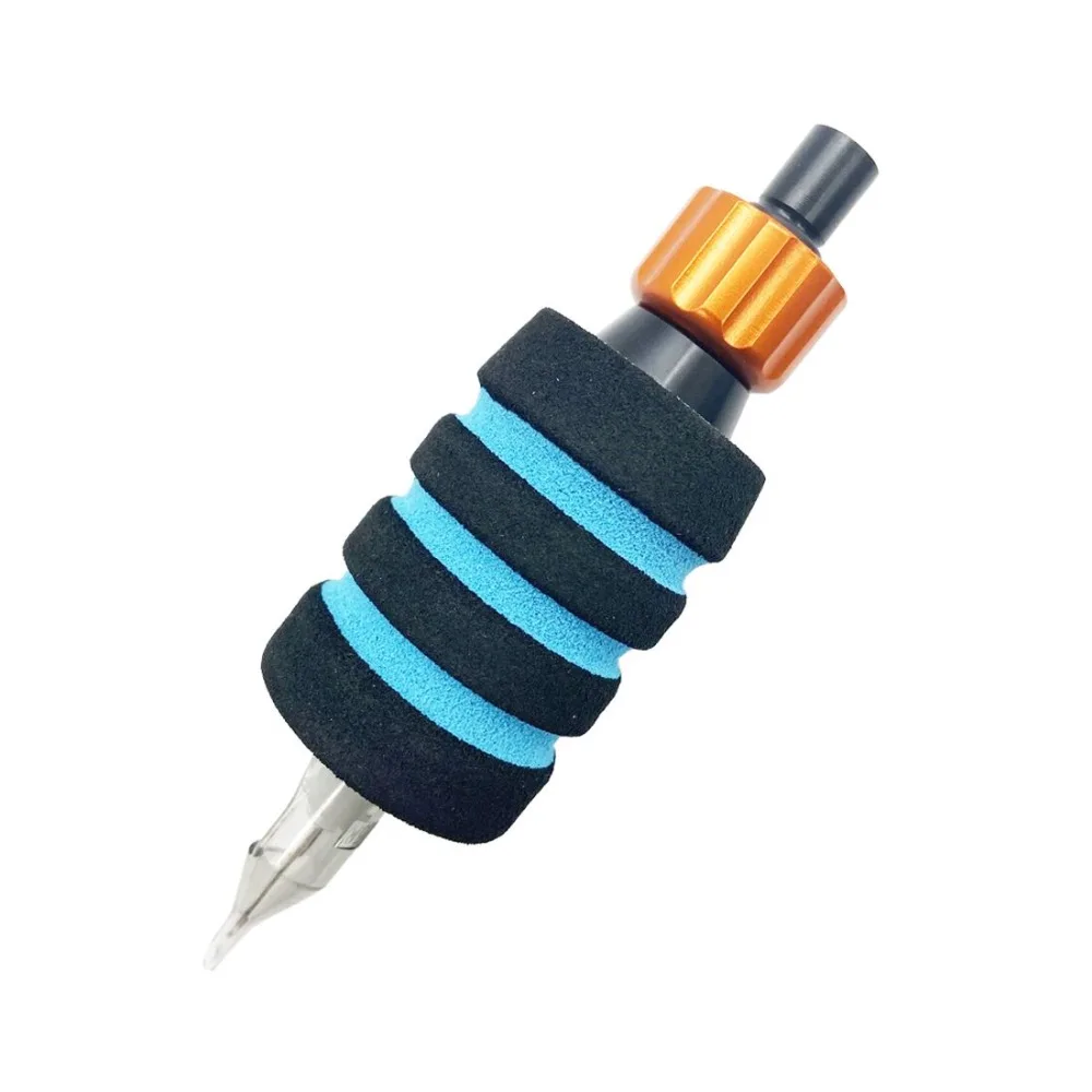 20 штук EZ Memory Foam Tattoo Grip Чехлы для любых одноразовых татуировок из нержавеющей