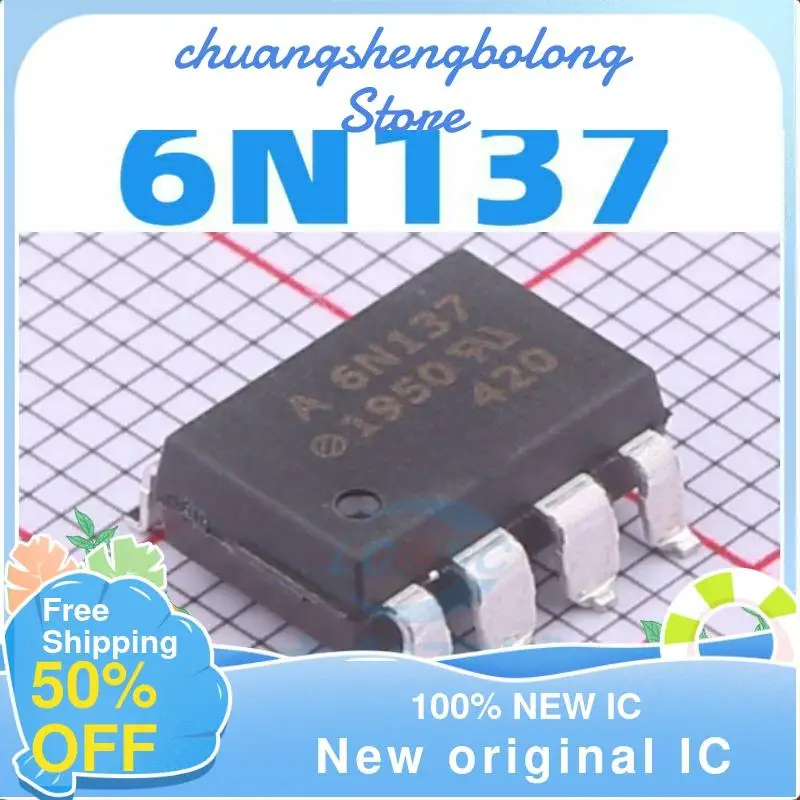 

10-200PCS 6N137 EL6N137 SOP-8 6N137SD New original IC