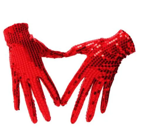 Red gloves Классический маскарадный костюм Майкла Джексона для мальчиков на Хэллоуин, год, маскарадный костюм Билли, Джинсовые Костюмы суперзвезды для сцены - Цвет: Red gloves