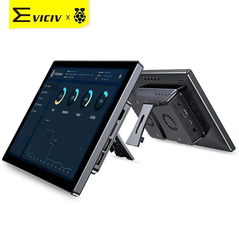 EVICIV 10 1 дюймовый чехол для Raspberry Pi тактильный дисплей корпус портативный монитор