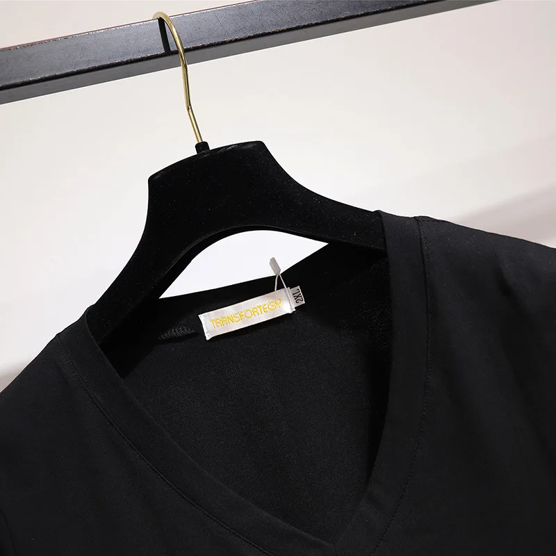 Женские повседневные хлопковые топы свободного покроя с коротким рукавом и