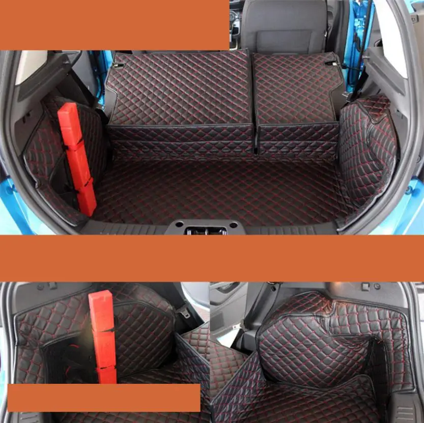 

for ford fiesta leather car trunk mat cargo liner 2010 2011 2012 2009 2013 2014 2015 2016 2017 2018
