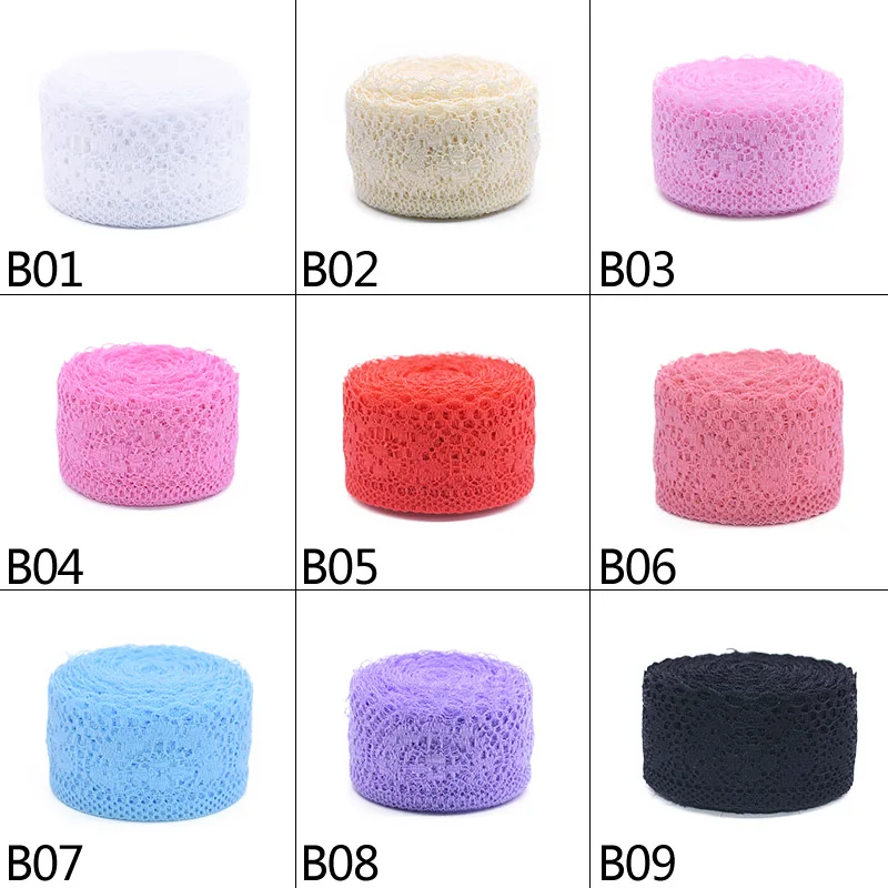 20 м * 38 мм Ручная работа вышивка чистая кружевная отделка Аксессуары для шитья