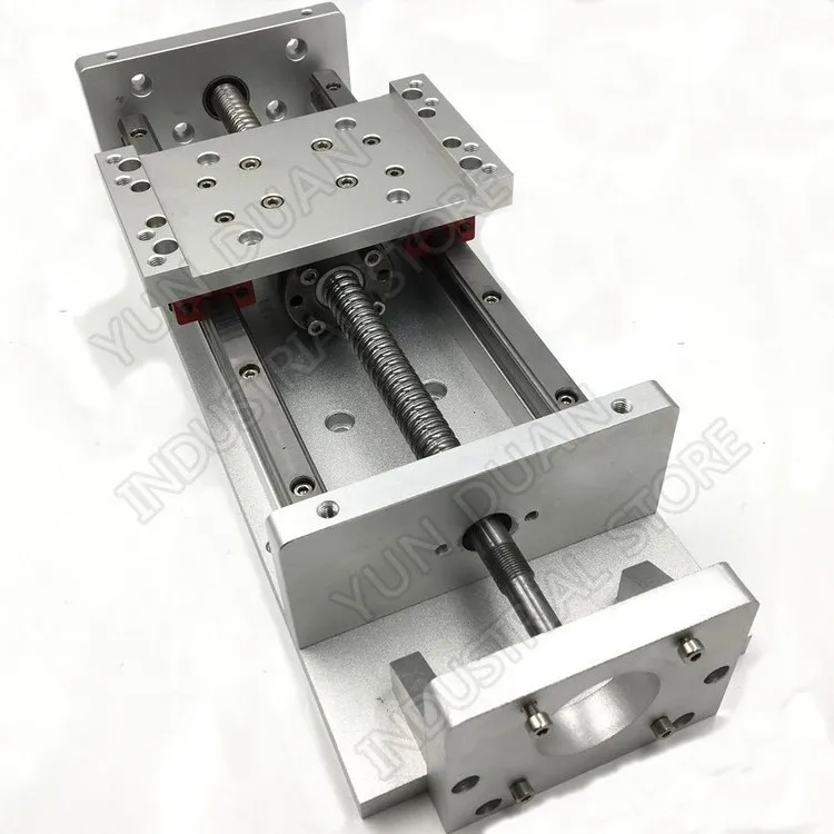 

600MM Stroke XYZ Axis Cross Electric Sliding Table Slide Linear Stage SFU1605 Ballscrew HG15 guide platform CNC Drilling