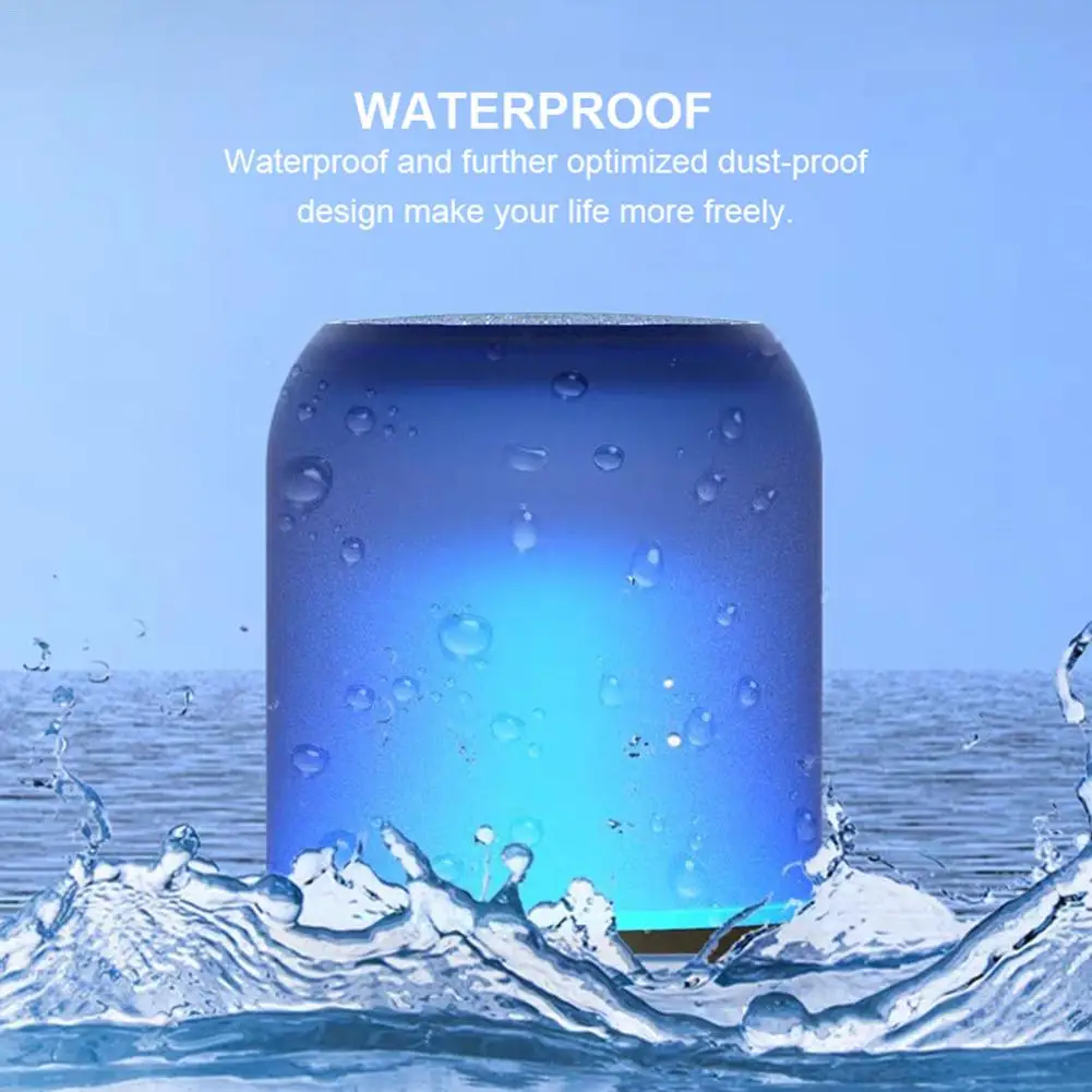 Беспроводная bluetooth колонка 5 0 мини аудиовидеальная объемная стереоколонка