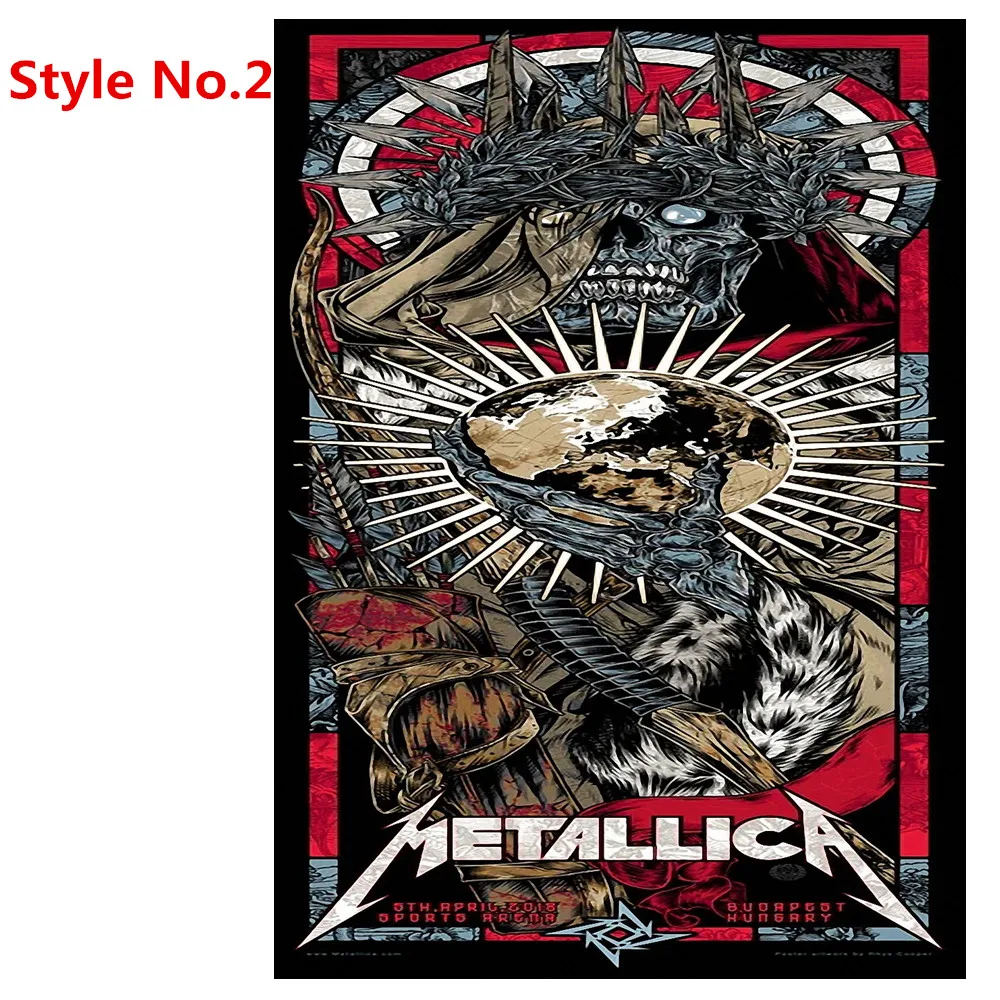 Металлический постер 30x42 см с черепом тяжелый металл надписью Rock N Roll винтажный из
